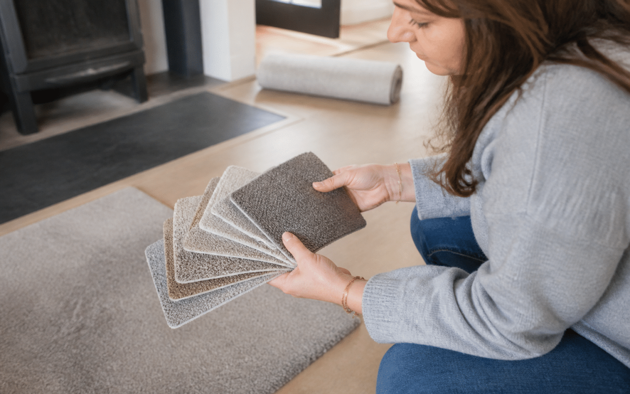 Echantillon moquette pose sol interieur maison prix metre